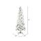 6ft. Unlit Flocked Atka Pine Pencil Artificial Christmas Tree
